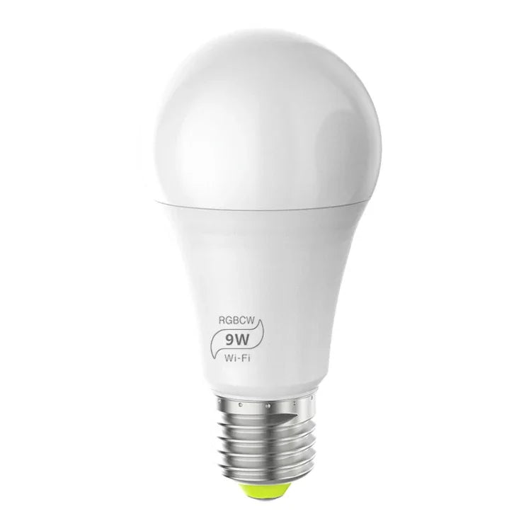 Lâmpada Inteligente LED 9W E27 RGBCW WIFI, Automação Doméstica Sem Fios, 220V