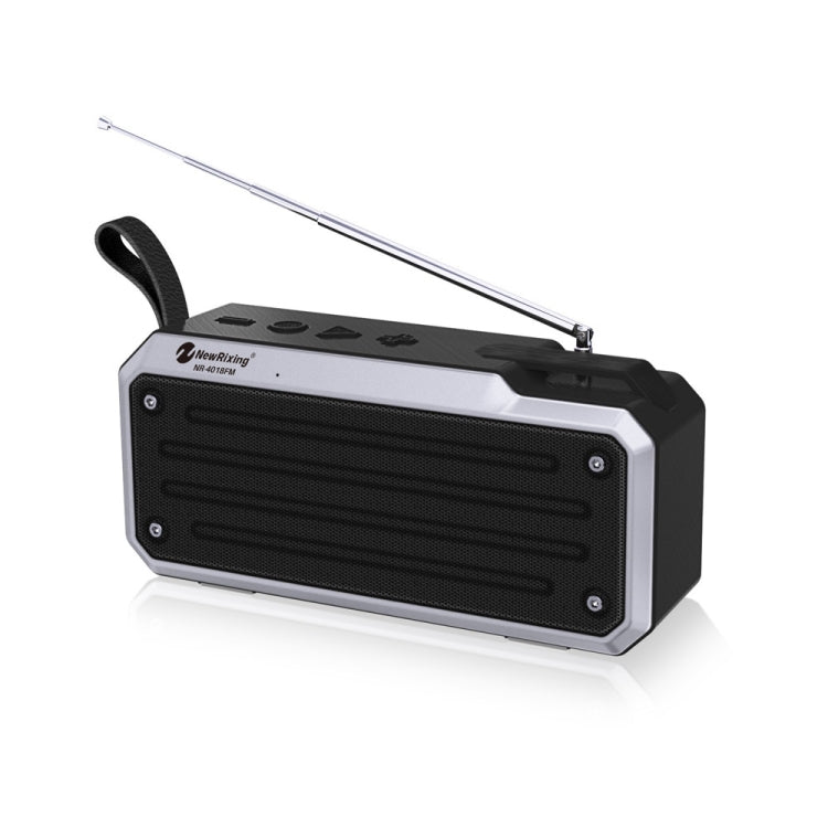 Coluna Bluetooth Estéreo Portátil TWS NewRixing NR4018FM Suporta Cartão TF / FM / AUX 3,5mm / U Disk / Chamadas Mãos Livres