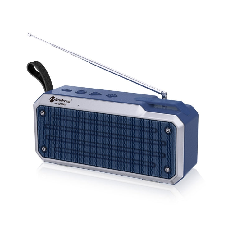 Coluna Bluetooth Estéreo Portátil TWS NewRixing NR4018FM Suporta Cartão TF / FM / AUX 3,5mm / U Disk / Chamadas Mãos Livres