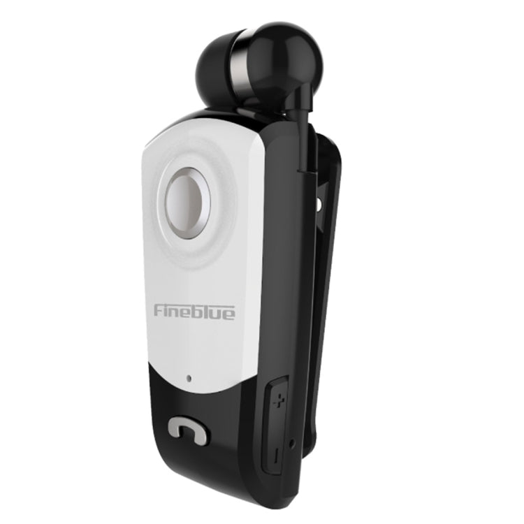Auricular Bluetooth Antifurto com Cabo Retrátil F960 CSR4.1, Lembrete de Vibração de Chamadas, Preto, Branco, Prateado