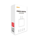 ENKAY Hat-Prince T006-1 Adaptador de Corrente para Viagem com Carregamento Rápido USB QC 3.0 18W, Ficha EU