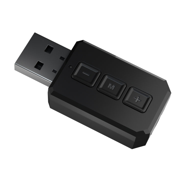 RT02 Adaptador de áudio USB Bluetooth Recebe e transmite Bluetooth 5.0 dois em um Conversa mãos-livres Receptor Bluetooth para carro