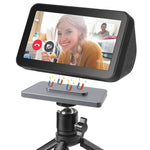 Para Coluna Inteligente com Ecrã Echo Show 8 com Suporte Giratório Ajustável Magnético 360 Graus, Para Echo Show 8
