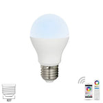 FUT017 Lâmpada LED Dupla Branca 6W 2.4GHZ RF Controlável Wifi, CCT Ajustável, Dimerizável