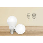 FUT017 Lâmpada LED Dupla Branca 6W 2.4GHZ RF Controlável Wifi, CCT Ajustável, Dimerizável