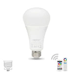 FUT105 Lâmpada LED 12W RGB + CCT E27 Luz Interior 2.4G Controlo Remoto APP para Smartphone Quarto Sala AC100~240V