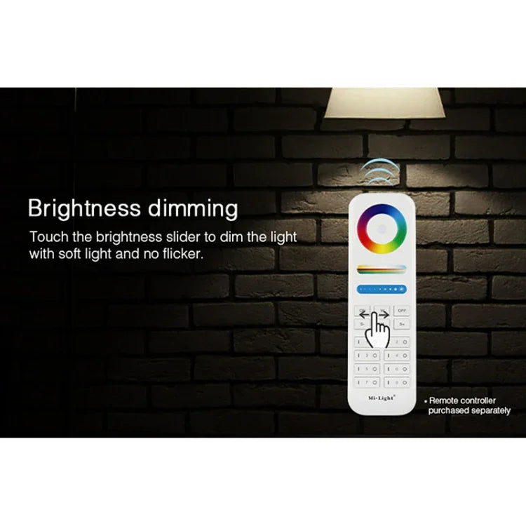 FUT105 Lâmpada LED 12W RGB + CCT E27 Luz Interior 2.4G Controlo Remoto APP para Smartphone Quarto Sala AC100~240V