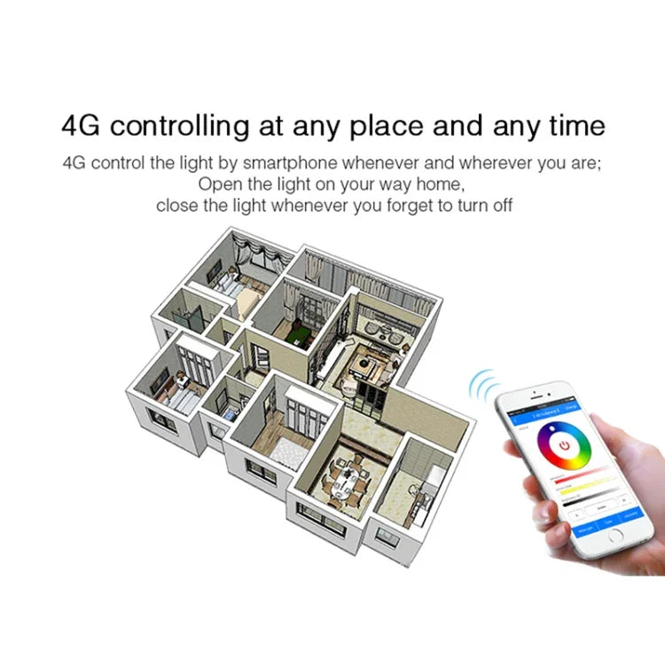 FUT105 Lâmpada LED 12W RGB + CCT E27 Luz Interior 2.4G Controlo Remoto APP para Smartphone Quarto Sala AC100~240V