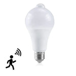 Luz LED Impermeável com Sensor de Movimento Sensor Infravermelho Lâmpada Sensor LED E27 Luz Branca