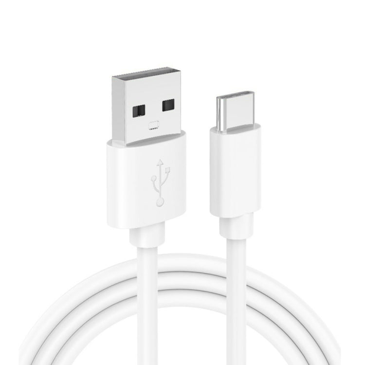 LZ-023 Carregador de Viagem USB Portátil 18W QC 3.0 + Cabo de Dados USB para Type-C 3A, Plugue EU, Cabo de Dados Type-C, Plugue EU