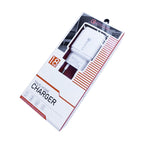 LZ-023 Carregador de Viagem USB Portátil 18W QC 3.0 + Cabo de Dados USB para Micro USB 3A, Plugue EU, Cabo de Dados Micro USB, Plugue EU