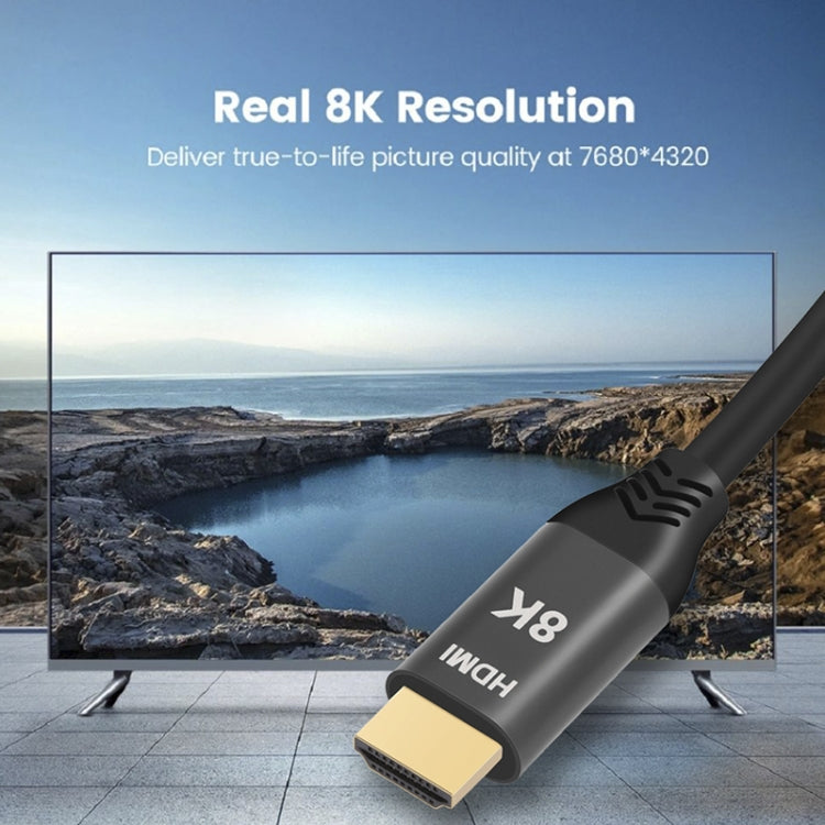 Cabo HDMI2.1 8K 120Hz de Alta Definição Dinâmica, Comprimento do Cabo: 1m, 120Hz 1m