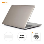 ENKAY 3 em 1 capa protetora cristal para portátil + película de teclado TPU versão UE + conjunto de tampas anti-poeira para MacBook Pro 13,3 polegadas A1708 (sem Touch Bar), para MacBook Pro 13,3 polegadas A1708 (sem Touch Bar)