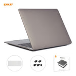 ENKAY 3 em 1 capa protetora mate para portátil + película de teclado TPU versão UE + conjunto de tampas anti-poeira para MacBook Air 13,3 polegadas A2179 & A2337 (2020), para MacBook Air 13,3 polegadas A2179 (2020)