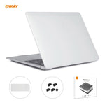 ENKAY 3 em 1 capa protetora mate para portátil + película de teclado TPU versão UE + conjunto de tampas anti-poeira para MacBook Air 13,3 polegadas A2179 & A2337 (2020), para MacBook Air 13,3 polegadas A2179 (2020)