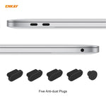 ENKAY 3 em 1 capa protetora cristal para portátil + película de teclado TPU versão UE + conjunto de tampas anti-poeira para MacBook Pro 13,3 polegadas A2251 & A2289 & A2338 (com Touch Bar), para MacBook Pro 13,3 polegadas A2251 (com Touch Bar)