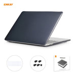 ENKAY 3 em 1 capa protetora cristal para portátil + película de teclado TPU versão UE + conjunto de tampas anti-poeira para MacBook Pro 16 polegadas A2141 (com Touch Bar), para MacBook Pro 16 polegadas A2141 (com Touch Bar)