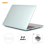ENKAY 3 em 1 capa protetora cristal para portátil + película de teclado TPU versão UE + conjunto de tampas anti-poeira para MacBook Pro 16 polegadas A2141 (com Touch Bar), para MacBook Pro 16 polegadas A2141 (com Touch Bar)