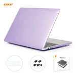 ENKAY 3 em 1 capa protetora cristal para portátil + película de teclado TPU versão UE + conjunto de tampas anti-poeira para MacBook Pro 16 polegadas A2141 (com Touch Bar), para MacBook Pro 16 polegadas A2141 (com Touch Bar)
