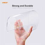 ENKAY 3 em 1 capa protetora cristal para portátil + película de teclado TPU versão UE + conjunto de tampas anti-poeira para MacBook Pro 16 polegadas A2141 (com Touch Bar), para MacBook Pro 16 polegadas A2141 (com Touch Bar)