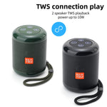 T&G TG519 Altifalante Bluetooth Portátil HiFi TWS Subwoofer Coluna Sem Fios para Exterior Suporta Cartão TF / FM / AUX 3,5mm / Disco U / Chamadas Mãos Livres