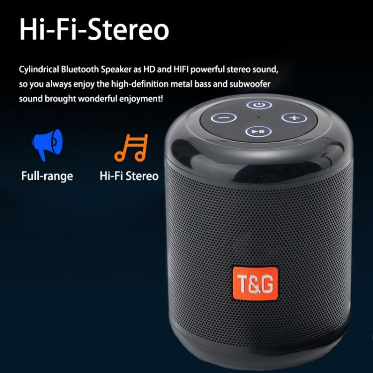 T&G TG519 Altifalante Bluetooth Portátil HiFi TWS Subwoofer Coluna Sem Fios para Exterior Suporta Cartão TF / FM / AUX 3,5mm / Disco U / Chamadas Mãos Livres