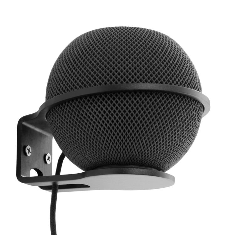Suporte Universal para Coluna Montagem na Parede em Liga de Alumínio para Apple Home Pod Mini, Preto, Prateado