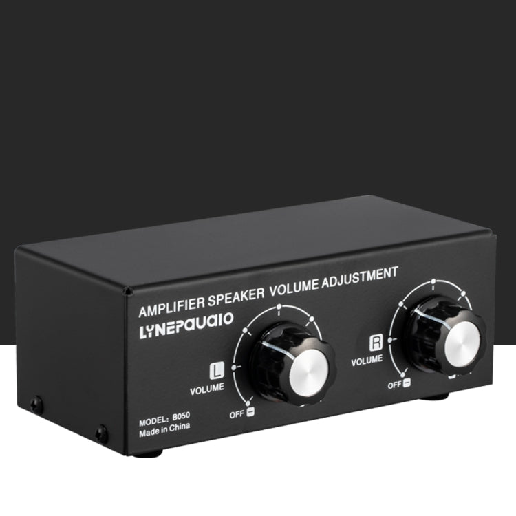 B050 Controlador Passivo de Ajuste de Volume para Altifalantes, Ajuste Independente de Volume para Canal Esquerdo e Direito, 150W por Canal, B050