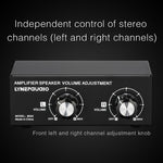 B050 Controlador Passivo de Ajuste de Volume para Altifalantes, Ajuste Independente de Volume para Canal Esquerdo e Direito, 150W por Canal, B050
