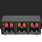 B051 Comutador de Seleção de Amplificador de Potência e Altifalante 2 Entradas e 1 Saída com Ajuste de Volume, 2 Amplificadores de Potência, Comutador de Áudio, Distribuidor, Comparador, B051