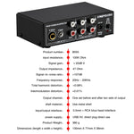 Misturador de 3 Canais Amplificador Estéreo Frontal Ajustador de Graves / Médios / Agudos, Alimentação USB 5V, Ficha US, B056