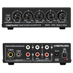 Misturador de 3 Canais Amplificador Estéreo Frontal Ajustador de Graves / Médios / Agudos, Alimentação USB 5V, Ficha US, B056