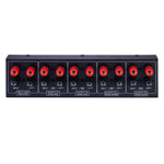 Distribuidor de Som Amplificador 1 Entrada e 4 Saídas, Fonte de Som para 4 Áreas, Painel de Distribuição de Sinal, Entrada de Áudio Única, 300W Por Canal, B030
