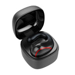 Auricular Bluetooth T25 over-ear 5.0, auricular invisível sem fios para um ouvido, chamadas em alta definição, autonomia muito longa, condução óssea