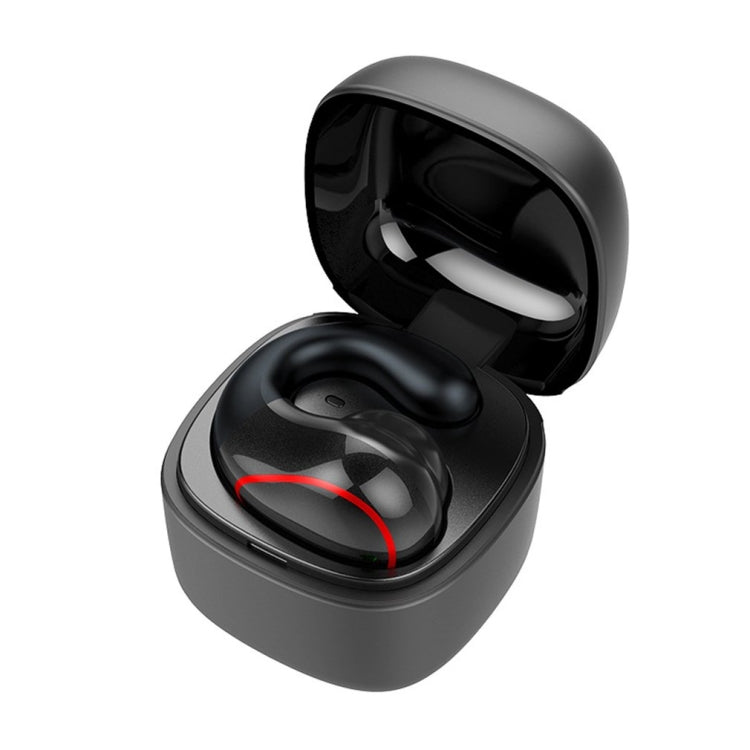 Auricular Bluetooth T25 over-ear 5.0, auricular invisível sem fios para um ouvido, chamadas em alta definição, autonomia muito longa, condução óssea
