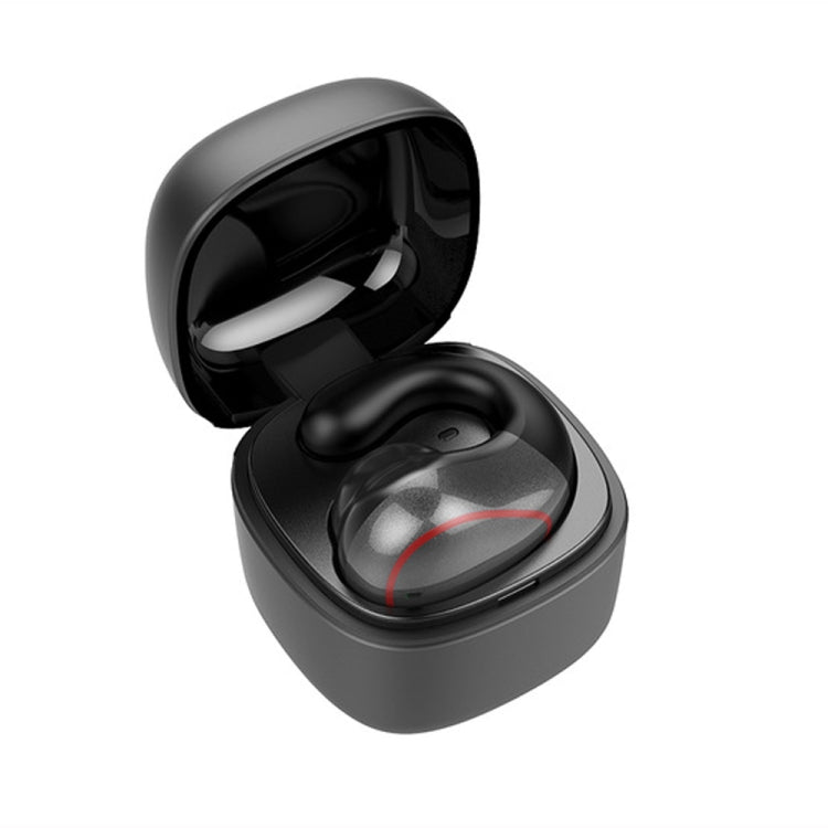 Auricular Bluetooth T25 over-ear 5.0, auricular invisível sem fios para um ouvido, chamadas em alta definição, autonomia muito longa, condução óssea