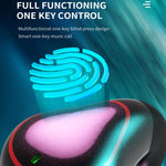 Auricular Bluetooth T25 over-ear 5.0, auricular invisível sem fios para um ouvido, chamadas em alta definição, autonomia muito longa, condução óssea