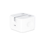 A2344 Carregador de Viagem Dobrável 20W PD 3.0 Tipo-C / USB-C + Conjunto de Cabo de Dados de Carregamento Rápido USB-C / Tipo-C para 8 Pinos, Ficha UK, Comprimento: 1m, 20W 8 Pinos Comprimento: 1m