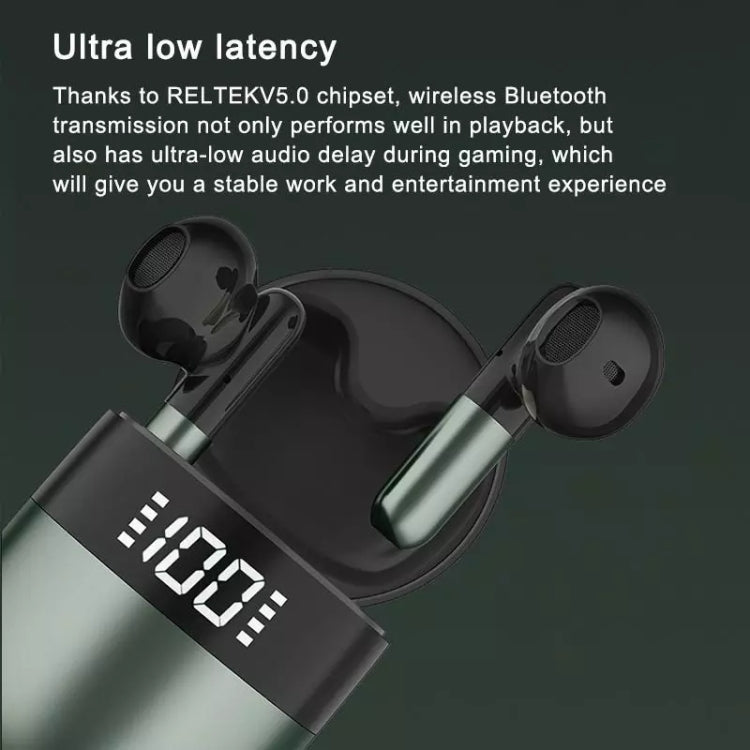 Auriculares Bluetooth TWS J28, sem fios, com ecrã digital LED, música HiFi, para desporto