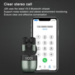 Auriculares Bluetooth TWS J28, sem fios, com ecrã digital LED, música HiFi, para desporto