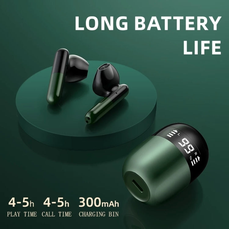 Auriculares Bluetooth TWS J28, sem fios, com ecrã digital LED, música HiFi, para desporto