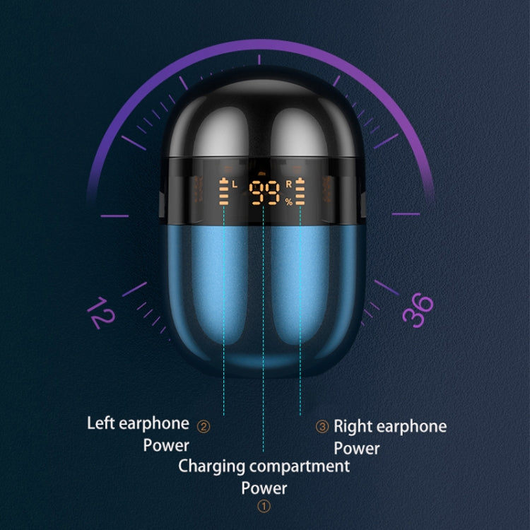 Auriculares Bluetooth TWS J28, sem fios, com ecrã digital LED, música HiFi, para desporto