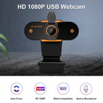 312 Câmara de Secretária USB 2.0 1080P HD com Microfone, Comprimento do Cabo: cerca de 1,3m, Regular, com Tripé, Anti-espionar