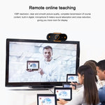 312 Câmara de Secretária USB 2.0 1080P HD com Microfone, Comprimento do Cabo: cerca de 1,3m, Regular, com Tripé, Anti-espionar