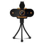 312 Câmara de Secretária USB 2.0 1080P HD com Microfone, Comprimento do Cabo: cerca de 1,3m, Regular, com Tripé, Anti-espionar