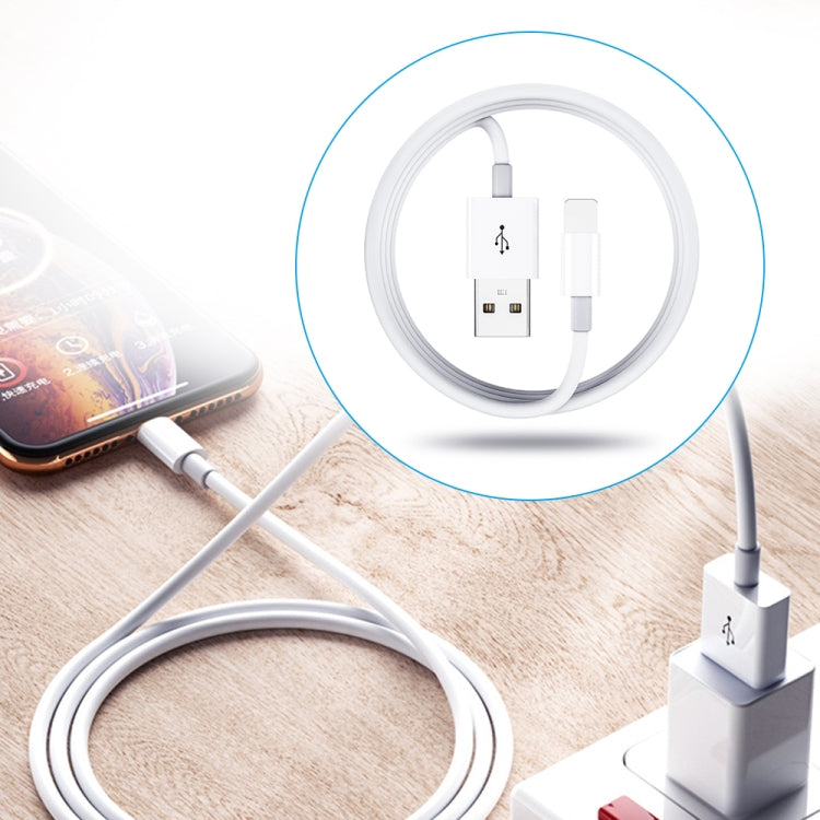 XJ-51 Cabo de Carregamento Rápido USB para 8 Pinos 3A para Série iPhone 12, Comprimento: 2m, 2m