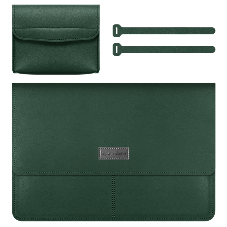 Bolsa fina de proteção impermeável em pele PU com padrão de lichia para portátil de 13-14 polegadas, para 13-14 polegadas