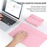 Bolsa fina de proteção impermeável em pele PU com padrão de lichia para portátil de 13-14 polegadas, para 13-14 polegadas