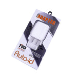 Carregador de Viagem Portátil USB Duplo + Cabo de Dados USB para Micro USB de 1 Metro, Plugue US