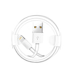 Carregador Portátil de Viagem USB Duplo + Cabo de Dados USB para 8 Pinos 1 Metro, Ficha EU